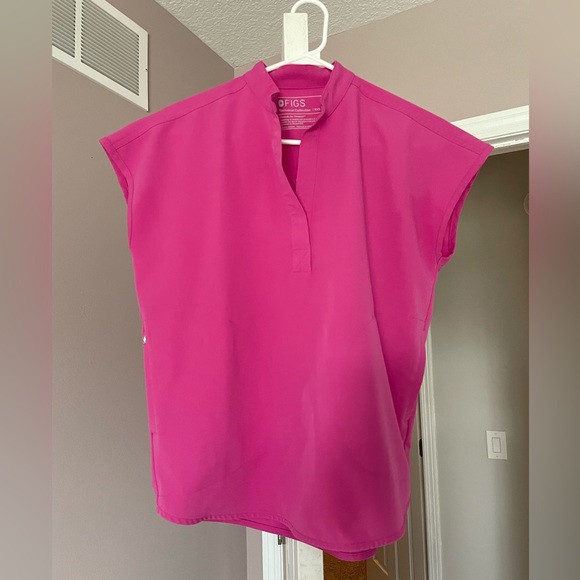 Figs Tops Figs Xxs Rafaela In Electric Orchid Poshmark